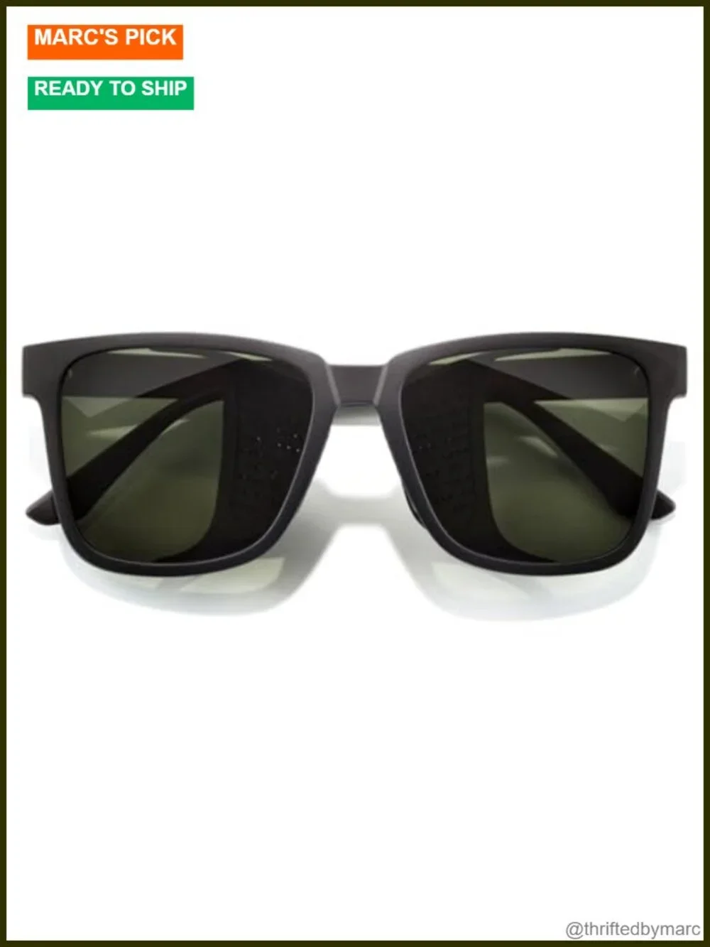 Polarized Recycled Alpine Sunglasses with Magnetic Sun Shields